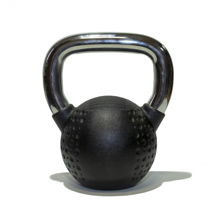 Гиря обрезиненная Original FitTools с хромированной ручкой 10 кг