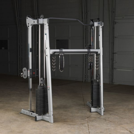 Сдвоенная блочная стойка Body Solid с двумя весовыми стеками по 72,5 кг