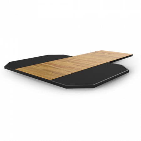 Платформа из спрессованной резины с деревянной вставкой Matrix Magnum MG-MR690P