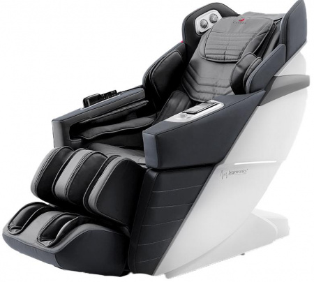 Массажное кресло нового поколения Casada AlphaSonic 3 бело-серый