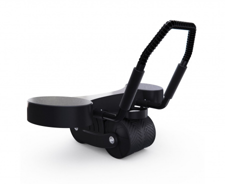 Тренажёр для пресса AB Roller SND чёрный с ковриком 45 х 30 см