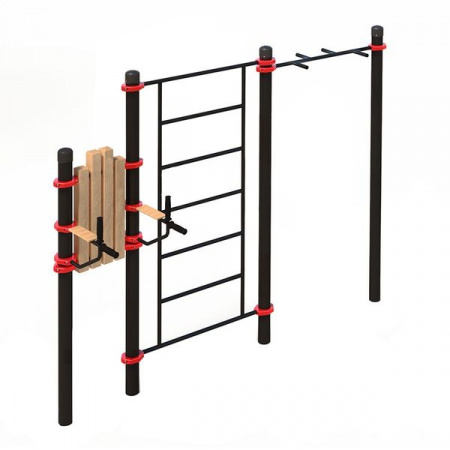 Комплекс Kett-Up Rund из шведской стенки, тренажера брусья-пресс, комбинированного турника