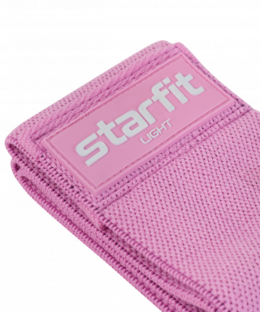 Мини-эспандер Starfit ES-204, низкая нагрузка, текстиль, розовый пастель
