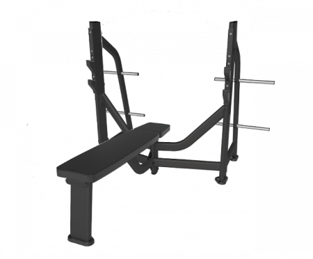 Горизонтальная скамья для жима Industrial E7043 Matte Black