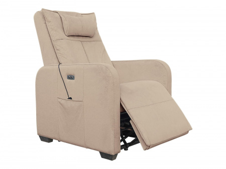 Массажное кресло реклайнер с подъемом Fujimo Lift Chair F3005 FLFL Ваниль