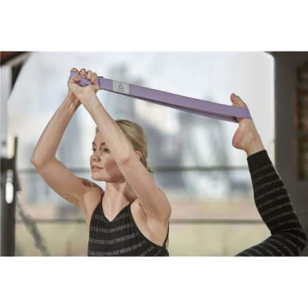 Ремень для йоги Reebok, фиолетовый, RAYG-10023PL