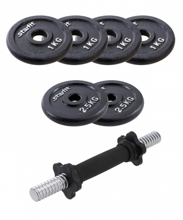 Гантель разборная Starfit DB-715 10 кг, чугунная