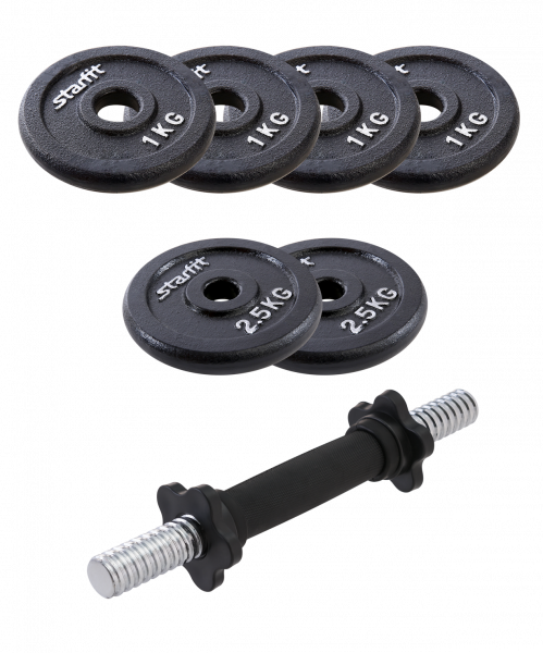 Гантель разборная Starfit DB-715 10 кг, чугунная