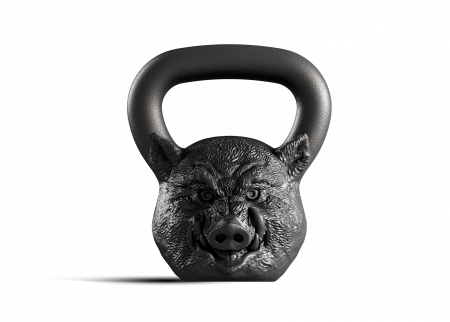 Гиря чугунная Iron Head Кабан 16 кг
