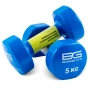 Гантели для аэробики виниловые Bronze Gym, 5 кг., 2 шт.