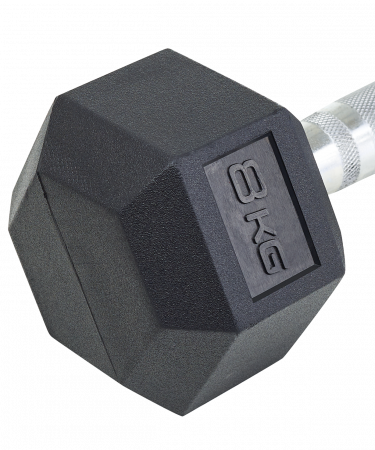 Гантель гексагональная обрезиненная Starfit DB-301 8 кг