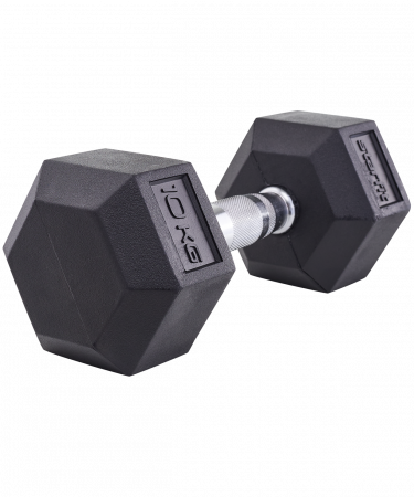 Гантель гексагональная обрезиненная Starfit DB-301 10 кг
