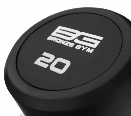 Штанга обрезиненная прямая Bronze Gym BG-PA-BB-S20 20 кг