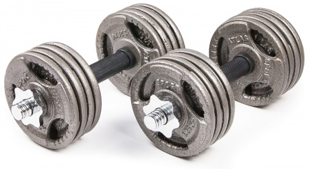 Гантели разборные металлические Atlas Sport Хаммертон 2 x 11,5 кг
