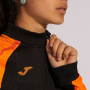 Толстовка женская Joma Elite IX черно-оранжевая