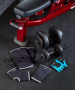 Гриф для гантели BaseFit пластиковый (длина 400 мм, диаметр 25 мм, нагрузка до 40 кг), замок-гайка