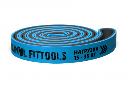 Эспандер-петля двуцветный Original FitTools 15-35 кг