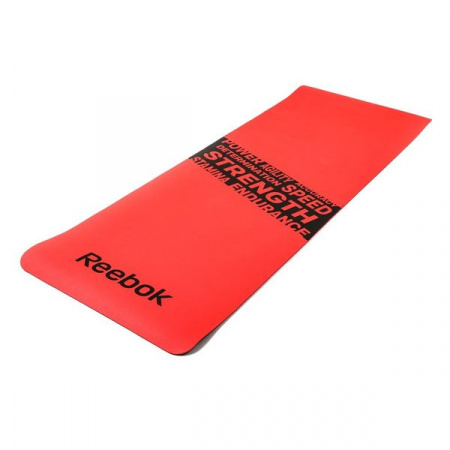 Фитнес-мат нескользящий Reebok 173 см красный