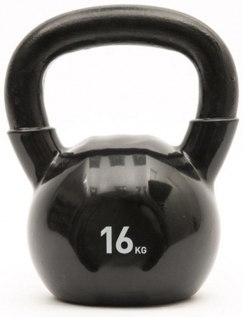 Гиря чугунная Reebok Kettlebell 16 кг обрезиненная