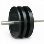 Диск бампированный Ivanko OBP 10 кг (51 мм, черный)