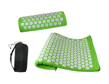 Игольчатый коврик и валик для акупунктуры Midzumi Khonsu Green