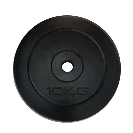 Диск обрезиненный Unix Fit 10 кг (25 мм, черный)