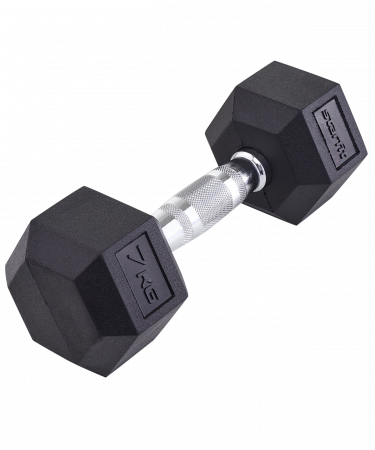 Гантель гексагональная обрезиненная Starfit DB-301 7 кг
