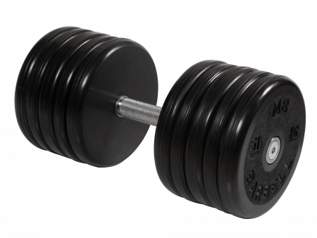 Гантель неразборная Barbell Классик 51 кг с вращающейся ручкой