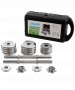 Набор разборных хромированных гантелей Starfit BB-501 в чемодане 7,5 x 2 кг