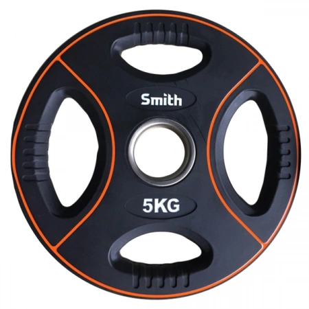 Диск для штанги Smith полиуретановый, 5 кг