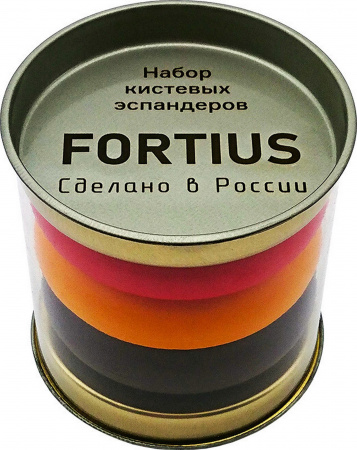 Набор кистевых эспандеров Fortius 3 шт. (30, 40, 50 кг)