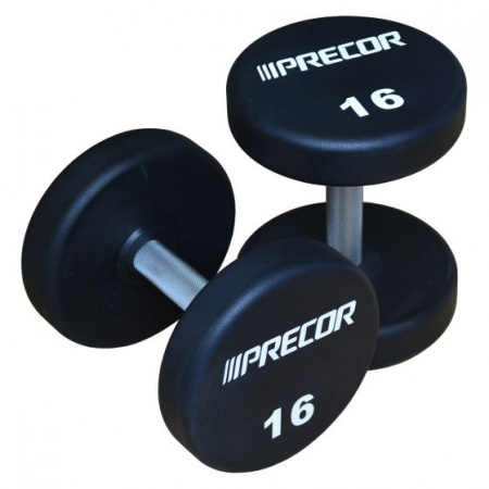 Гантели неразборные Precor New 16 кг уретановые