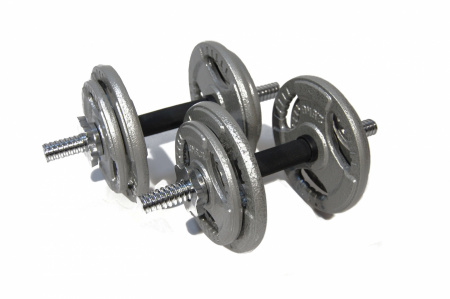 Гантели разборные металлические Atlas Sport Хаммертон 2 x 9,5 кг