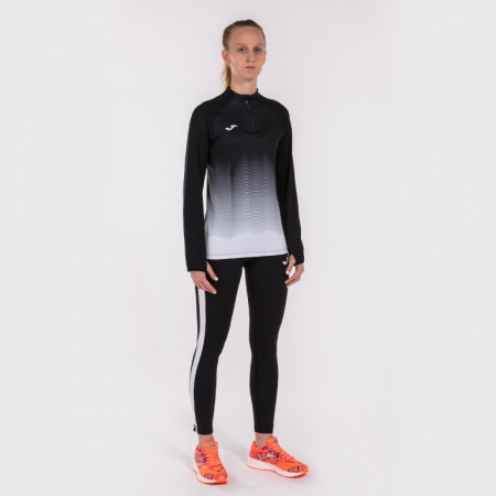 Толстовка женская Joma Elite VII черно-белая