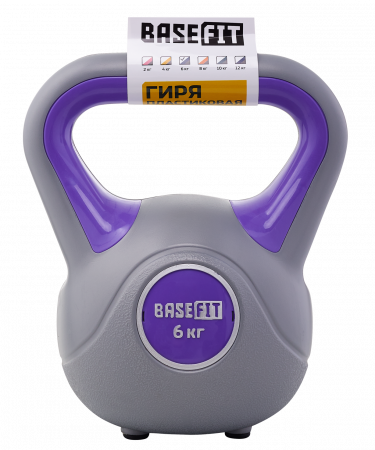 Гиря пластиковая BaseFit DB-503 6 кг