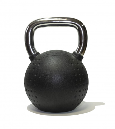 Гиря обрезиненная Original FitTools с хромированной ручкой 24 кг