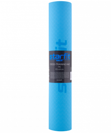 Коврик для йоги и фитнеса Starfit FM-201, TPE, 173x61 см