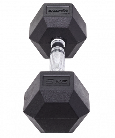 Гантель гексагональная обрезиненная Starfit DB-301 5 кг