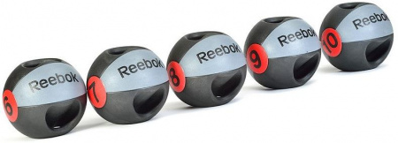 Медицинский мяч Reebok Dual Grip Ball с рукоятками