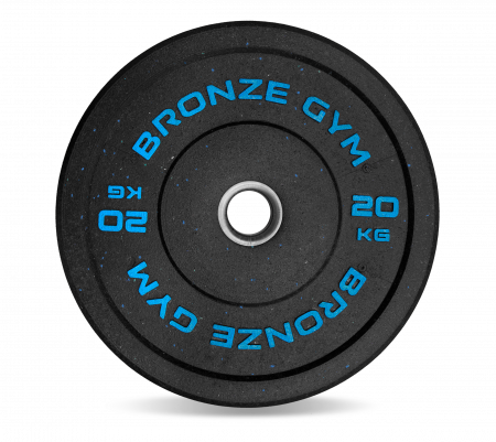 Диск бамперный Bronze Gym 20 кг (51 мм, черный)