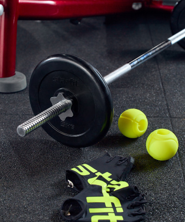 Диск обрезиненный Starfit 5 кг (26 мм, черный)