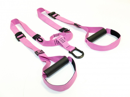 Набор петель для функционального тренинга профессиональный Original FitTools Pink Unicorn с дополнительным карабином