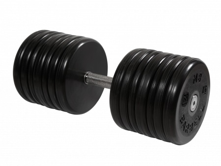 Гантель неразборная Barbell Классик 58 кг с вращающейся ручкой