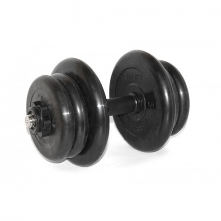 Гантель разборная Barbell 22 кг с резьбой 30 мм