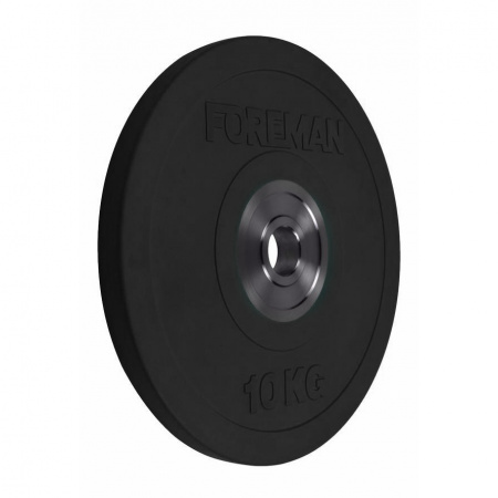 Диск бампированный Foreman FM/BM 10 кг (51 мм, черный)