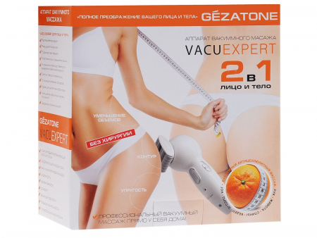 Вакуумный антицеллюлитный массажер для тела и лица Gezatone Vacu Expert