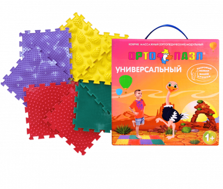 Коврик массажный (ортопедический) модульный Орто Пазл МИКС "Универсальный"
