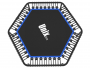 Батут Unix Line Fitness Lite (синий)
