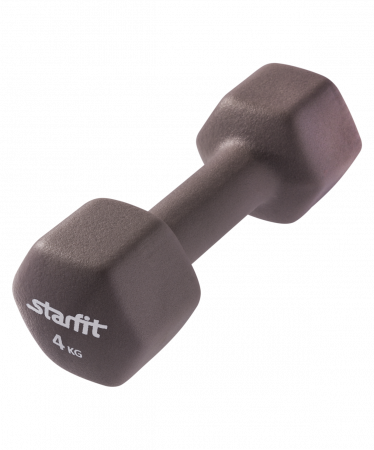 Гантель неопреновая неразборная Starfit DB-201 4 кг 1/4