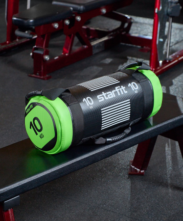 Мешок-утяжелитель Starfit WT-601 10 кг, ярко-зеленый